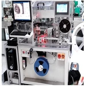 托盤(pán)進(jìn)料高速編帶檢測(cè)機(jī)